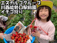 川西能勢口園 イチゴ狩り
